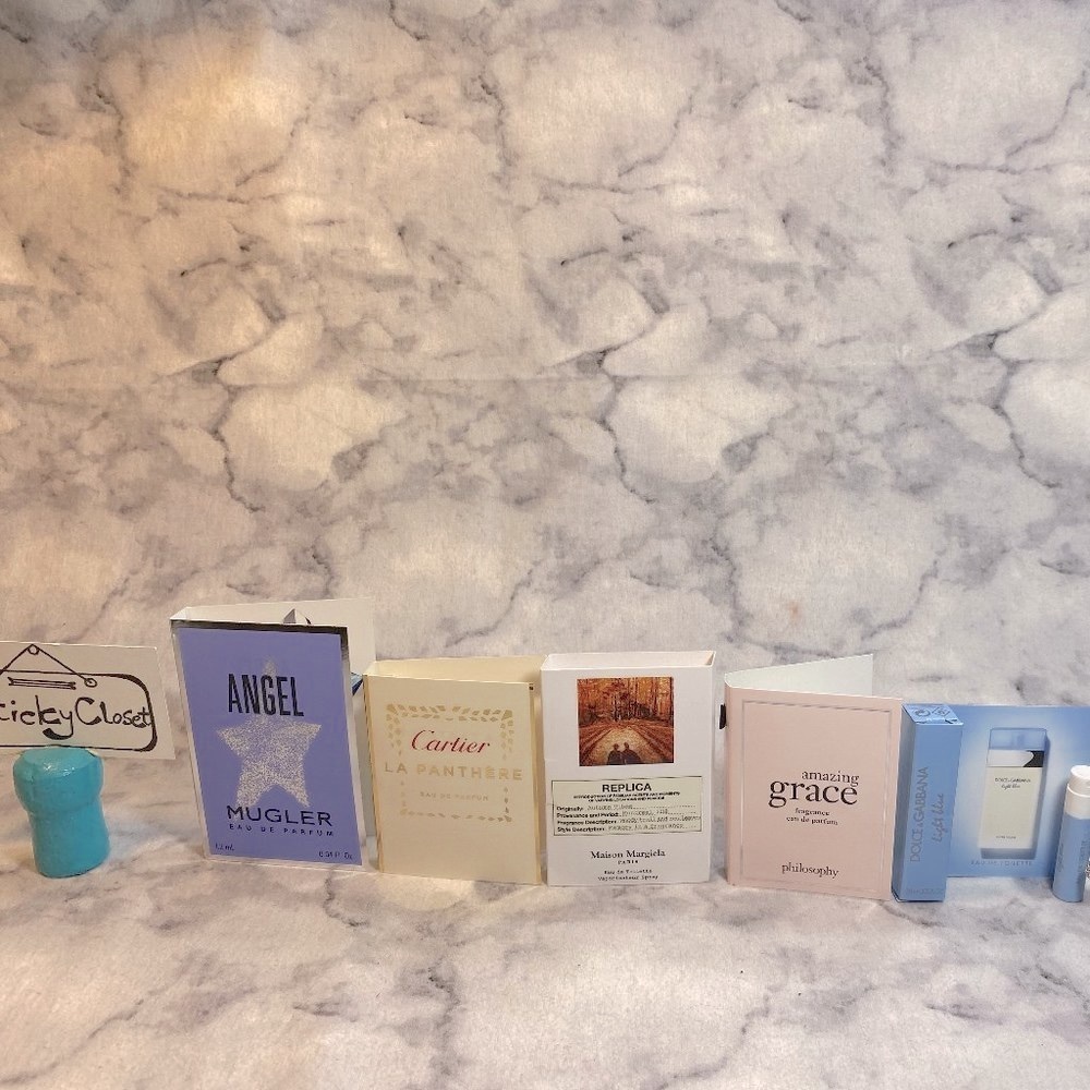 Lot of 5 Mugler,Cartier,Margiela,Philosophy,Dolce&Gabbana,Angel,Panthere-5pc-NEW